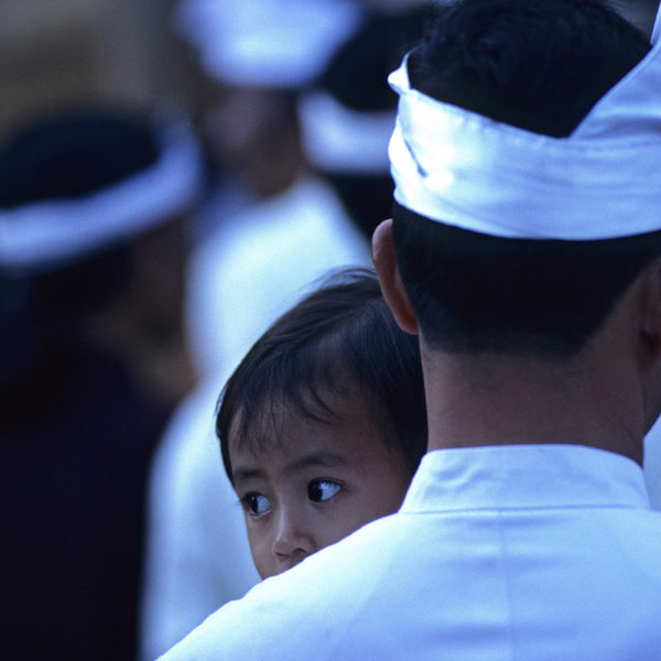 Father and son, Bali, Indonesia
