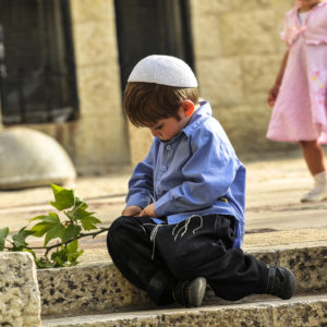 A Jewish child, Jerusalem